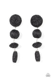Twine Tango - Black Paparazzi Earrings All Eyes On U Jewelry