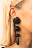 Twine Tango - Black Paparazzi Earrings All Eyes On U Jewelry