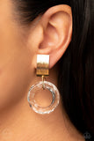 Clear Out! - Gold Paparazzi Earrings All Eyes On U Jewelry
