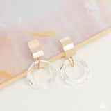 Clear Out! - Gold Paparazzi Earrings All Eyes On U Jewelry