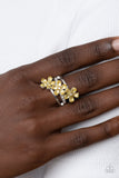 Posh Petals - Yellow Paparazzi Ring All Eyes On U Jewelry