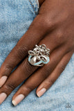 Fluttering Flashback - Blue Paparazzi Ring All Eyes On U Jewelry