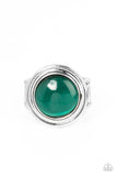 Laguna Luminosity - Green Paparazzi Ring All Eyes On U Jewelry