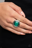 Laguna Luminosity - Green Paparazzi Ring All Eyes On U Jewelry