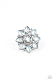 Enchanted Orchard - White Paparazzi Ring All Eyes On U Jewelry