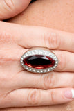 Believe in Bling - Red Paparazzi Ring All Eyes On U Jewelry