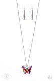 The Social Butterfly Effect - Multicolor Paparazzi Necklace All Eyes 