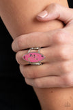 Oceanic Odyssey - Pink Paparazzi Ring All Eyes On U Jewelry