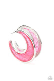 Charismatically Curvy - Pink Paparazzi Earrings All Eyes On U Jewelry
