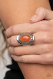 Rockable Refinement - Orange Paparazzi Ring All Eyes On U Jewerly