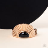 Fabulously FAN-tabulous - Gold Paparazzi Ring All Eyes On U Jewelry