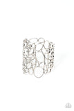 All Turned Around - Silver Paparazzi Bracelet All Eyes On U Jewelry
