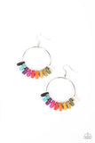 Earthy Ensemble - Multicolor Paparazzi Earrings All Eyes On U Jewelry