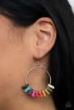 Earthy Ensemble - Multicolor Paparazzi Earrings All Eyes On U Jewelry
