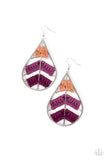 Nice Threads - Purple Paparazzi Earrings All Eyes On U Jewelry