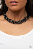 Always In The Loop - Black Paparazzi Necklace All Eyes On U Jewelry