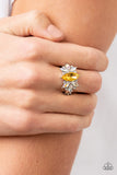 Luxury Luster - Yellow Paparazzi Ring All Eyes On U Jewerly