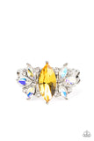 Luxury Luster - Yellow Paparazzi Ring All Eyes On U Jewerly