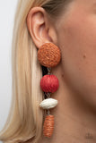 Twine Tango - Multicolor Paparazzi Earrings All Eyes On U Jewelry