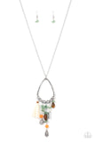 Listen to Your Soul - Green Paprazzi Necklace All Eyes On U Jewelry