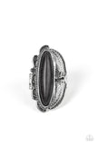 Rural Resort - Black Paparazzi Ring All Eyes On U Jewelry
