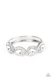 For the Win - White Paparazzi Bracelet All Eyes On U Jewelry