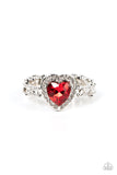 Romantic Reputation - Red Paparazzi Ring All Eyes On U Jewelry Store