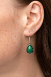 Mediterranean Mystery - Green Paparazzi Necklace All Eyes On U Jewelry