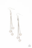 Higher Love-Silver Heart Paparazzi Earrings All Eyes On U Jewelry