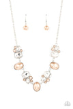 Sensational Showstopper - Brown Paparazzi Necklace All Eyes On U Jewel