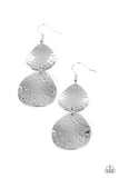 Bait and Switch - Silver Paparazzi Earrings All Eyes On U Jewelry