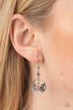 Fabulous Flutter - Pink Paparazzi Earrings All Eyes On U Jewelry