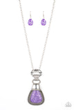 Rodeo Royale - Purple Paparazzi Necklace All Eyes On U Jewelry
