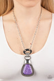 Rodeo Royale - Purple Paparazzi Necklace All Eyes On U Jewelry