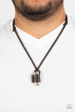 On the Lookout - Brown Paparazzi Necklace All Eyes On U Jewelry