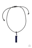 Comes Back ZEN-fold - Blue Paparazzi Necklace