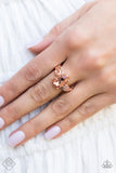 Law of Attraction - Rose Gold Paparazzi Ring All Eyes On U Jewelry