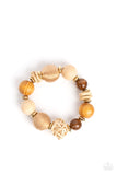 Happily Homespun - Brown Paparazzi Bracelet All Eyes On U Jewelry