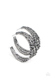 Cosmopolitan Cool - Black Paparazzi Earrings All Eyes On U Jewelry
