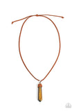 Holistic Harmony - Brown Paparazzi Necklace All Eyes On U Jewelry