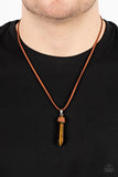 Holistic Harmony - Brown Paparazzi Necklace All Eyes On U Jewelry
