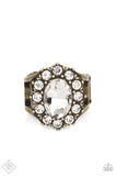 Moxie Magic - Brass Paparazzi Ring