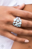 Multichromatic Meditation - Blue Paparazzi Ring