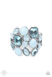 Multichromatic Meditation - Blue Paparazzi Ring