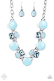 Dreaming in MULTICOLOR - Blue Paparazzi Necklace All Eyes On U Jewelry