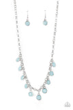 Moonbeam Magic - Blue Paparazzi Necklace All Eyes On U Jewelry