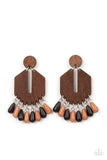 Western Retreat - Multicolor Paparazzi Earrings