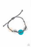 Shore Up - Blue Paparazzi Bracelet All Eyes On U Jewelry