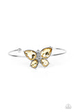 Butterfly Beatitude - Yellow Paparazzi Bracelet
