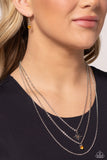 
Trendy Twinkle - Orange Paparazzi Necklace Alll Eyes On U Jewelry

